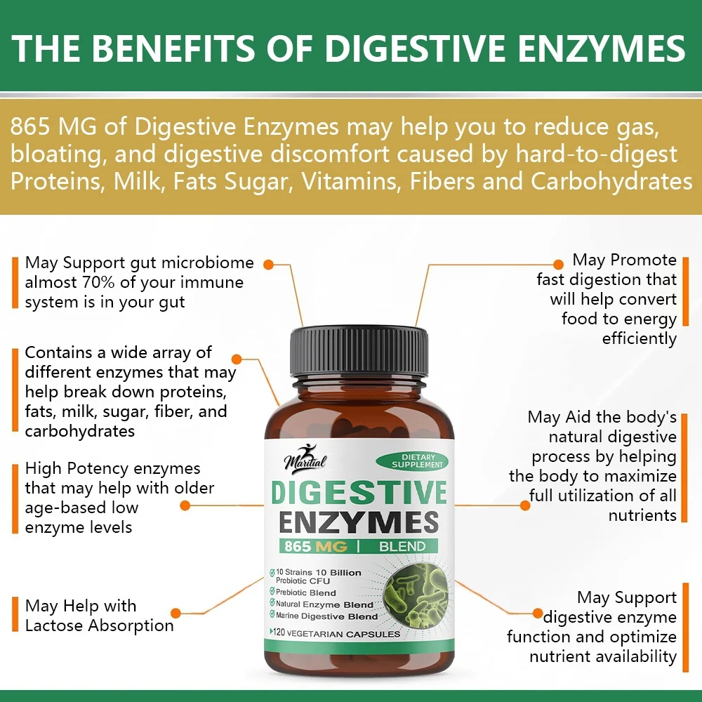 Digestive Enzymes + Probiotics - Probiotics Women Health 评论和价格