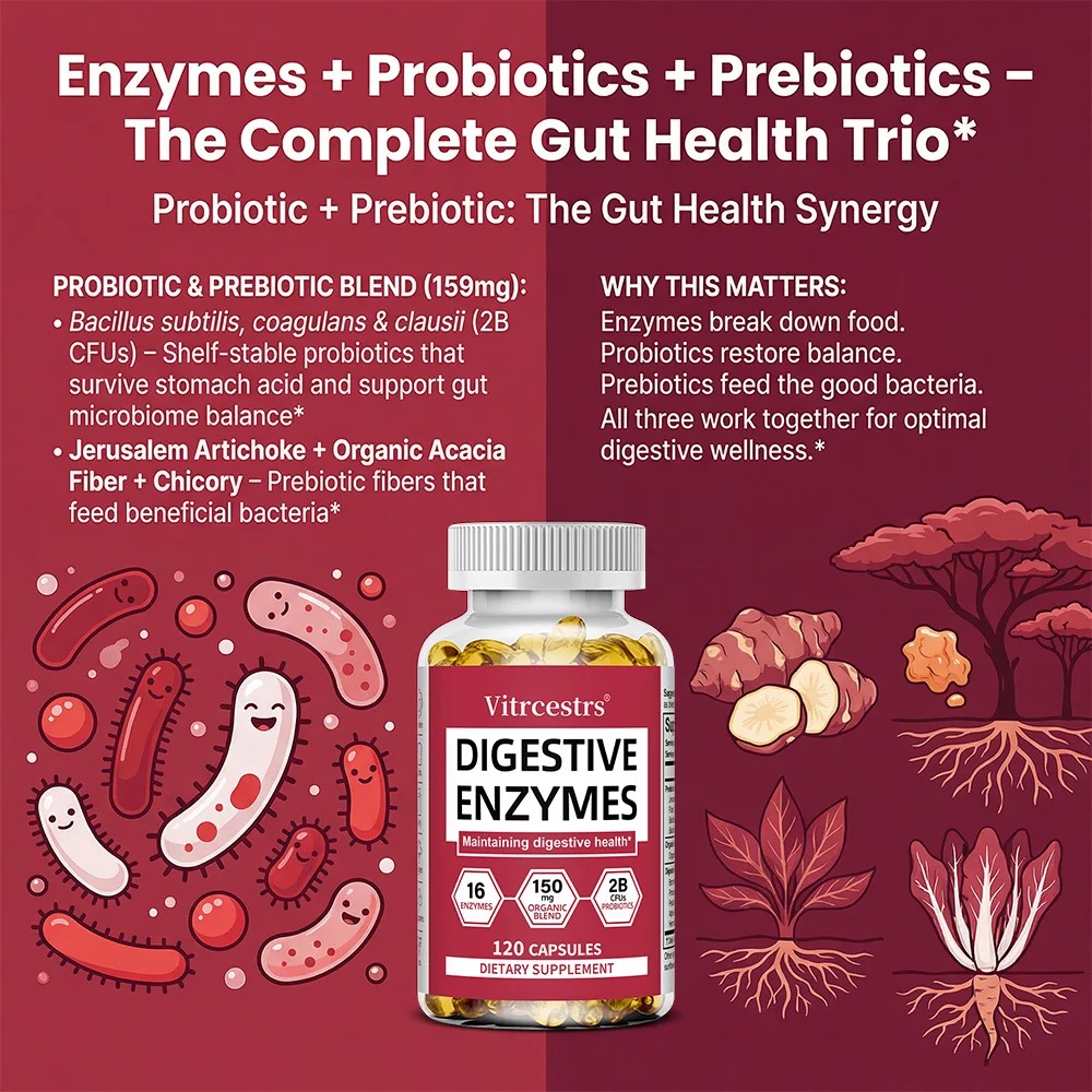 Digestive Enzyme Supplement Ca - Probiotics Women Health 评论和价格