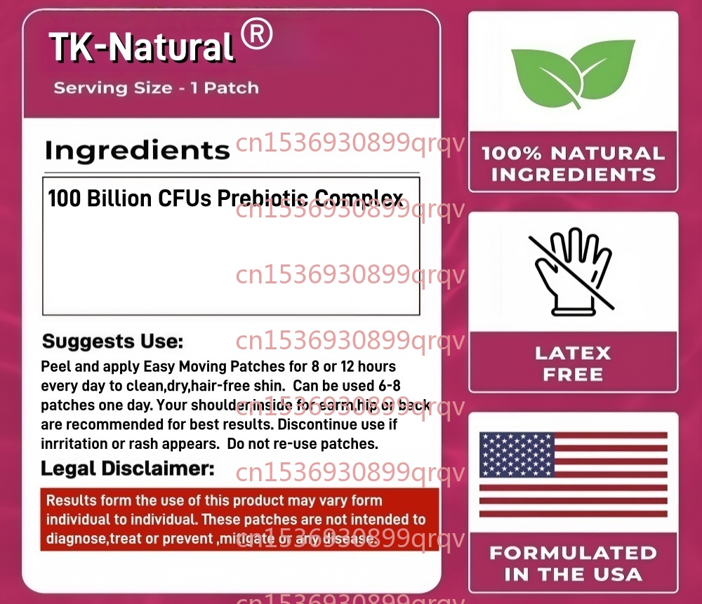 30 Patches Probiotics Transder - Probiotics Women Health 评论和价格